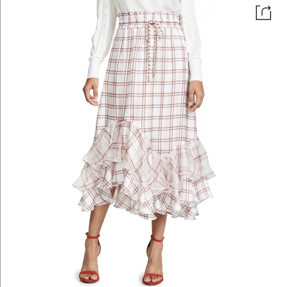 Lee Mathews Holly Ruffle Skirt - Picture 5 of 14